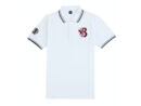 Men's Classic White Polo Shirt with Embroidered Logo