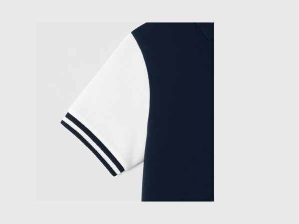 Navy Blue & White Polo Shirt - Image 4