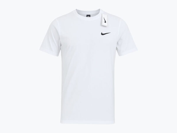 Men's White Nike Dri-FIT Round Neck T-Shirt